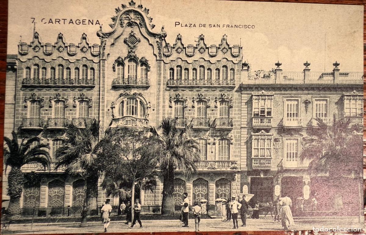 Postales: POSTAL CARTAGENA N&ordm;7 PLAZA DE SAN FRANCISCO