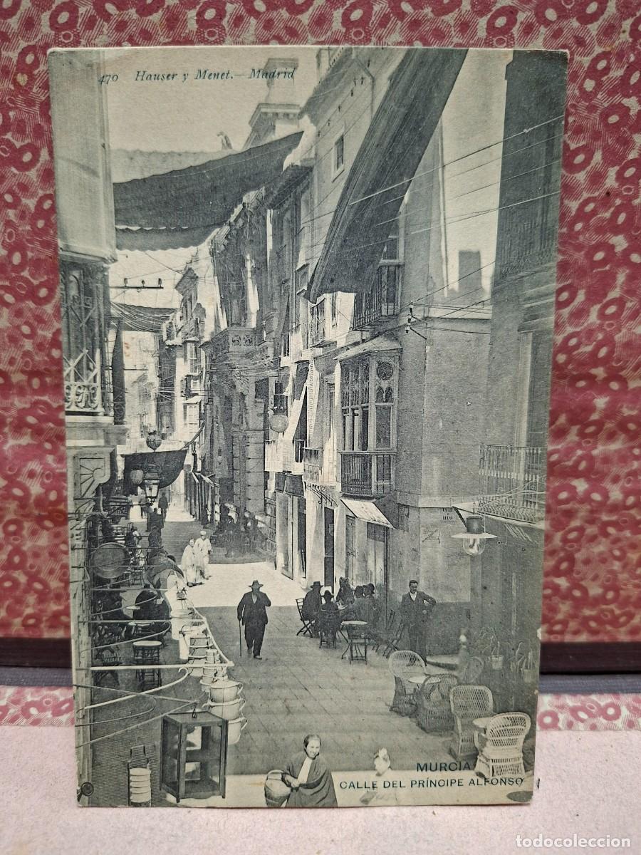 Postales: ANTIGUA POSTAL MURCIA CALLE PRINCIPE ALONSO HAUSER Y MENET 470