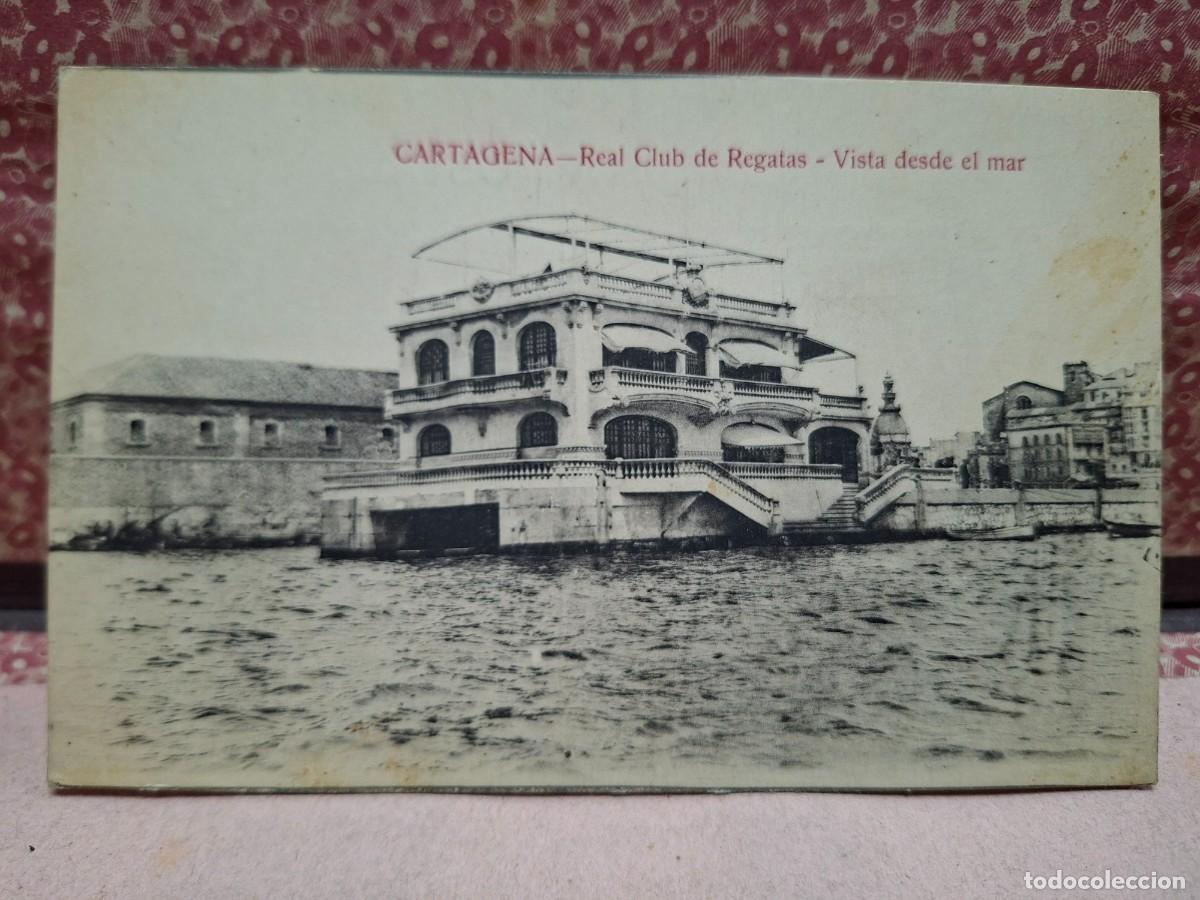 Postales: ANTIGUA POSTAL CARTAGENA MURCIA CLUB DE REGATAS CASAU