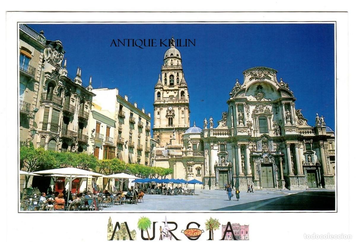 Postales: MURCIA / FACHADA PRINCIPAL DE LA CATEDRAL / EDICIONES AM N&ordm; 3689 / SIN FRANQUEAR