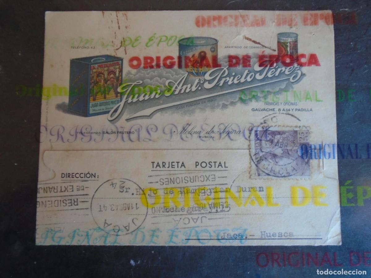 Postales: (PA-261002)TARJETA COMERCIAL JUAN ANTONIO PRIETO PEREZ-MOLINA DE SEGURA(MURCIA)
