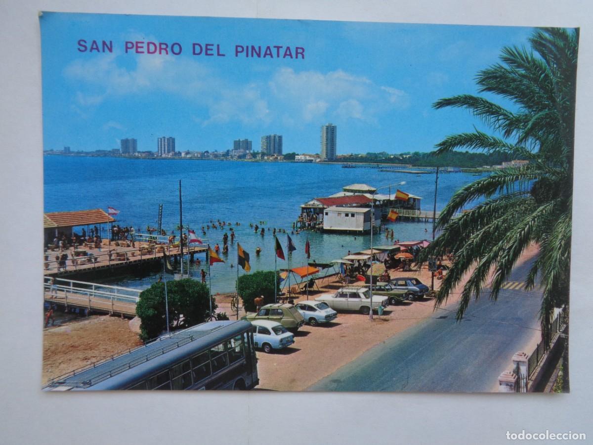 Postales: POSTAL DE SAN PEDRO DEL PINATAR - MAR MENOR ( MURCIA ): PLAYA DE LO PAGAN . A&Ntilde;OS 70