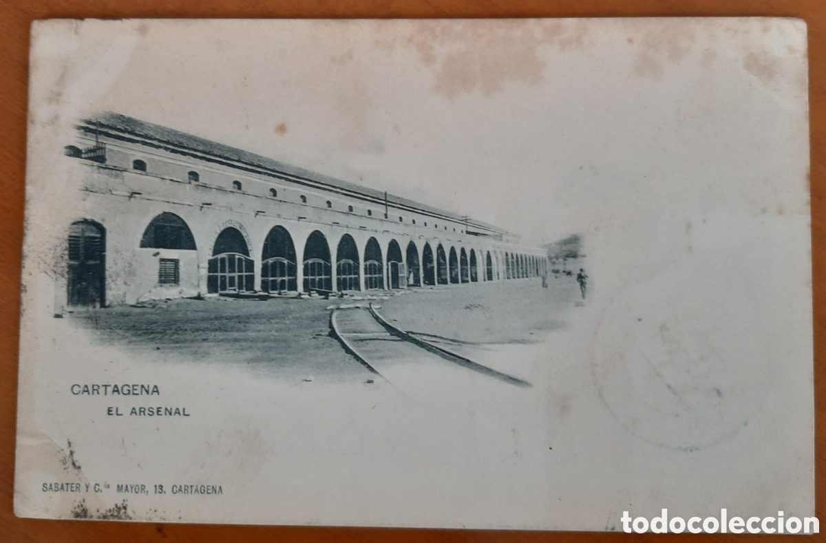 Postales: Postal Cartagena Murcia. El Arsenal. Escrita y circulada. R38A