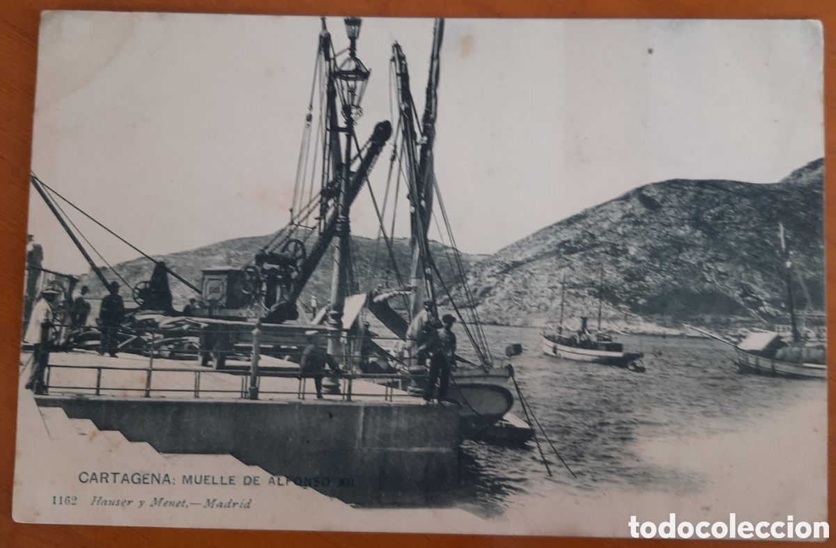 Postales: Postal Cartagena Murcia. Muelle. Escrita y circulada. R39A