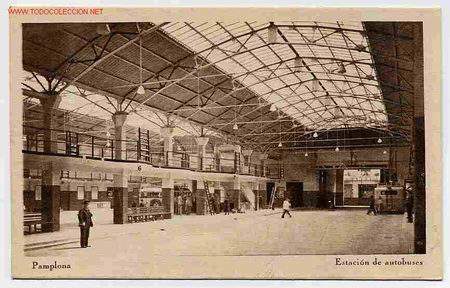 Postales: PAMPLONA , ESTACION DE AUTOBUSES - Foto 1