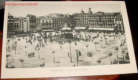 Postales: ANTIGUA  POSTAL DE PAMPLONA - EDICIONES M. ARRIBAS - Foto 1