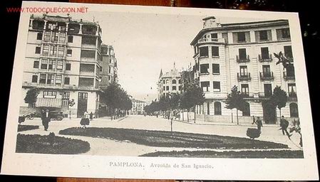 Postales: ANTIGUA  POSTAL DE PAMPLONA - EDICIONES M. ARRIBAS - Foto 1