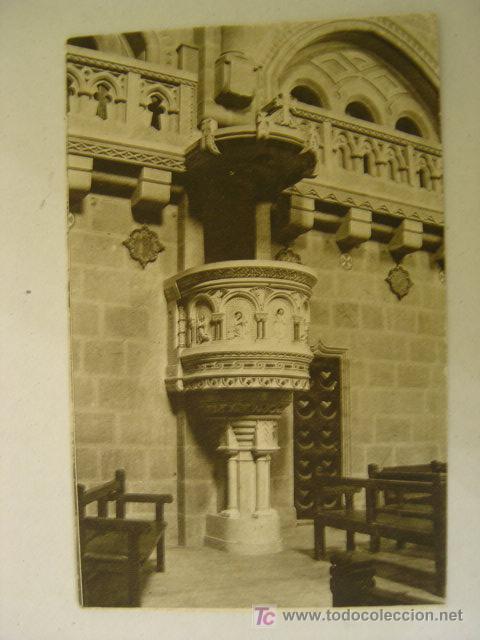 Postales: CASTILLO DE JAVIER. NAVARRA. PULPITO DE LA BASILICA. - Foto 2