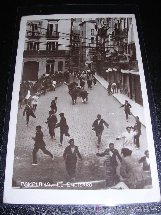 Postales: PAMPLONA, EL ENCIERRO - Foto 1