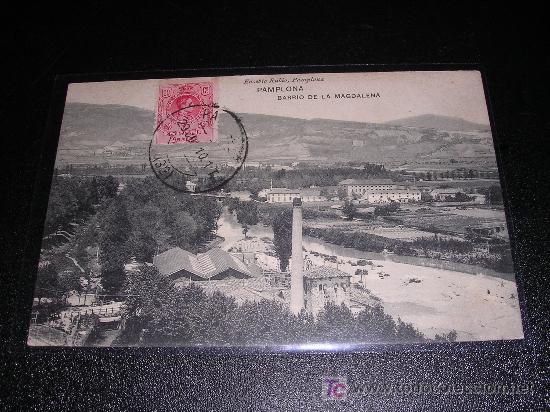 Postales: PAMPLONA, BARRIO DE LA MAGDALENA, EUSEBIO RUBIO - Foto 1