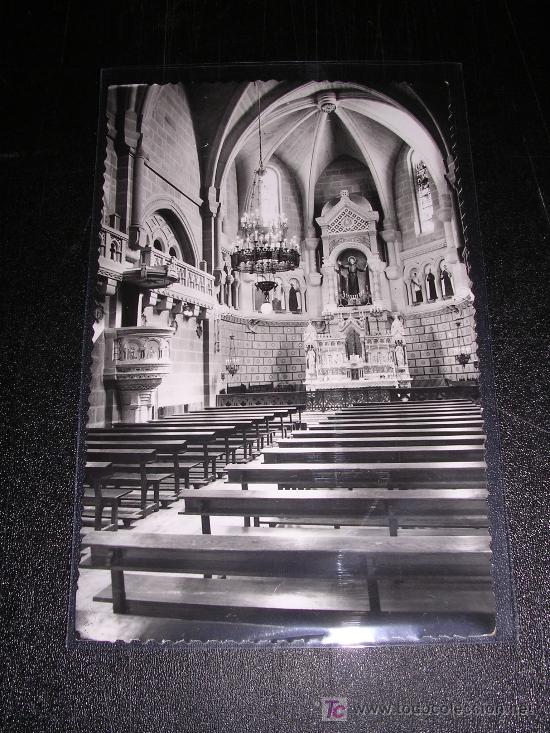 Postales: CASTILLO DE JAVIER, 6 INTERIOR DE LA BASILICA - Foto 1