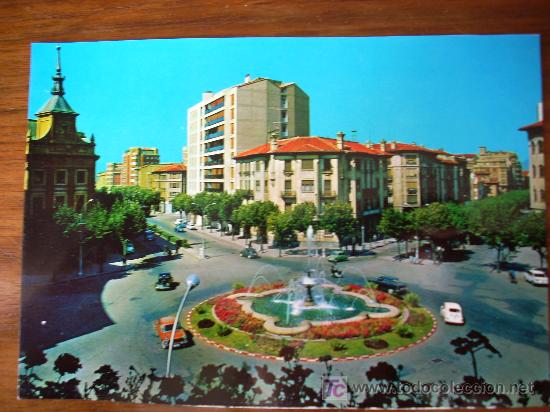 Postales: Pamplona. Plaza general Mola - Foto 1
