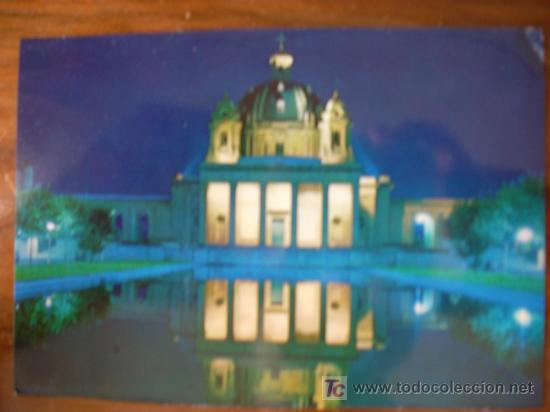 Postales: Pamplona. Monumento a los ca&iacute;dos (noche) - Foto 1