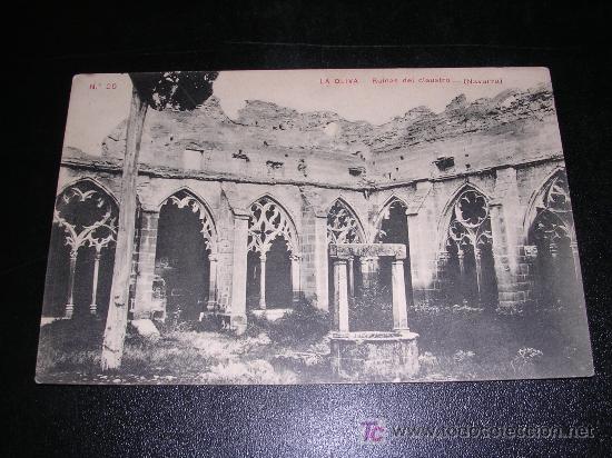 Postales: N&ordm;25, LA OLIVA, RUINAS DEL CLAUSTRO ( NAVARRA ) - Foto 1