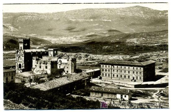 Postales: CASTILLO DE JAVIER, CASTILLO Y COLEGIO,                P19663 - Foto 1