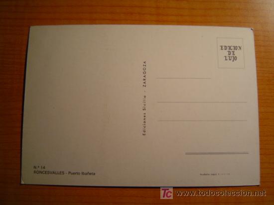 Postales: POSTAL RONCESVALLES - PUERTO IBA&Ntilde;ETA - Foto 2