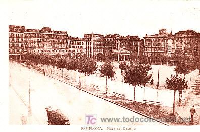 Postales: POSTAL DE PAMPLONA, PLAZA DEL CASTILLO - Foto 1