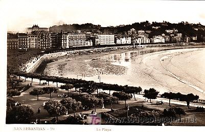 Postales: POSTAL DE SAN SEBASTIAN N&ordm;19, LA PLAYA - Foto 1