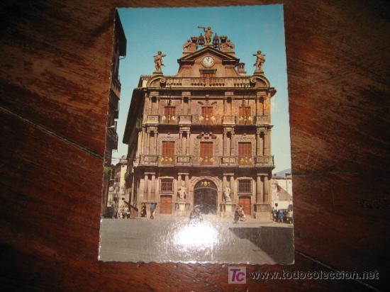 Postales: PAMPLONA  EDIFICIO DEL AYUNTAMIENTO - Foto 1