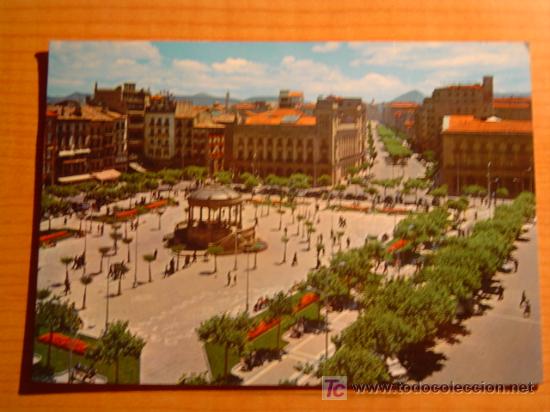 Postales: POSTAL PAMPLONA PLAZA DEL CASTILLO - Foto 1