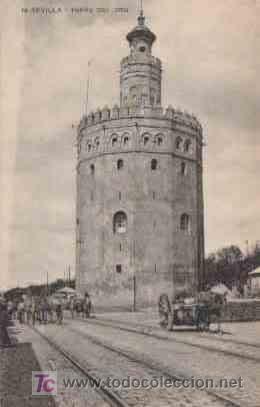 Postales: POSTAL DE SEVILLA, N&ordm;15, TORRE DEL ORO, MENET Y HAUSER - Foto 1