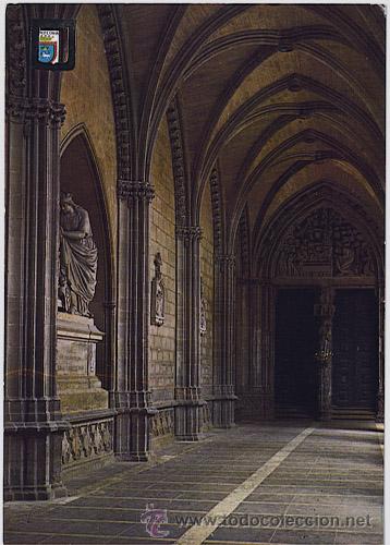Postales: N&ordm; 76 - PAMPLONA - Catedral. Claustro - Foto 1