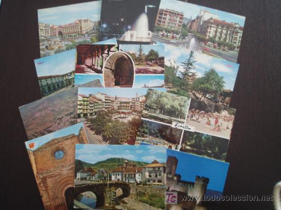 Postales: LOTE DE 12 POSTALES DE LA PROVINCIA DE NAVARRA - Foto 1