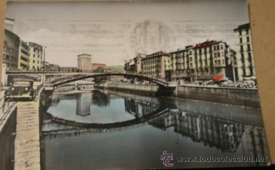 Postales: Postal Bilbao, circulada - Foto 1