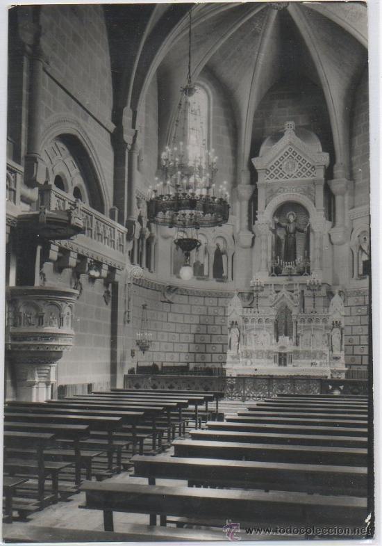 Postales: TARJETA POSTAL DE JAVIER INTERIOR DE LA BASILICA NAVARRA - Foto 1