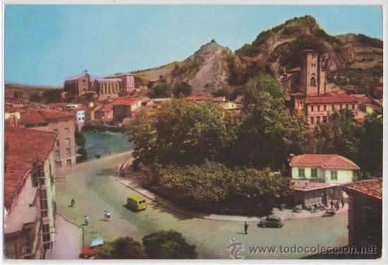 Postales: TARJETA POSTAL DE ESTELLA CURVA DEL CHE NAVARRA - Foto 1