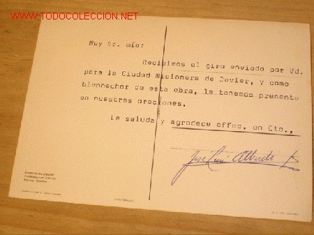 Postales: Postal  del Castillo de Javier. A&ntilde;o 1964. - Foto 2