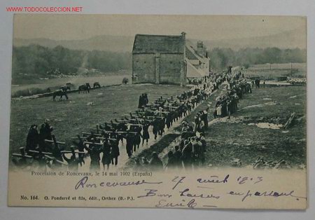 Postales: TARJETA POSTAL RONCESVALLES - Foto 1