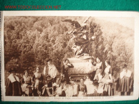Postales: RONCAL,TUMBA DE GAYARRE - Foto 1
