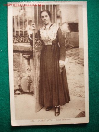 Postales: OCHAGAVIA,JOVEN SALACENCA - Foto 1