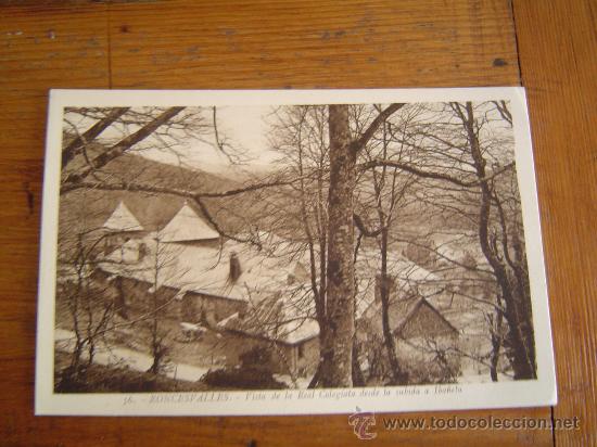 Postales: Bonita postal  de Roncesvalles - Foto 1