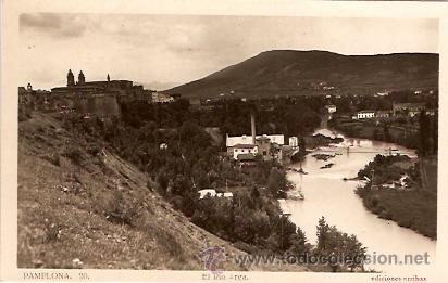 Postales: POSTAL PAMPLONA RIO ARGA - Foto 1