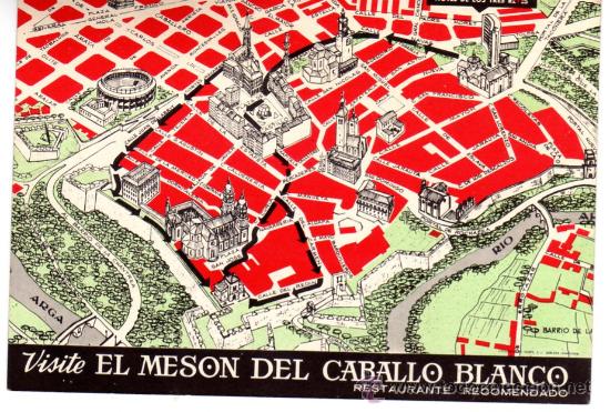 Postales: PAMPLONA,POSTAL CON PLANO MONUMENTAL AL DORSO - Foto 2