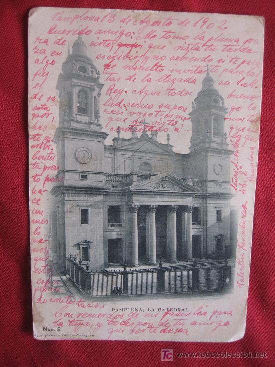 Postales: PAMPLONA - LA CATEDRAL N&ordm;2 - Foto 1