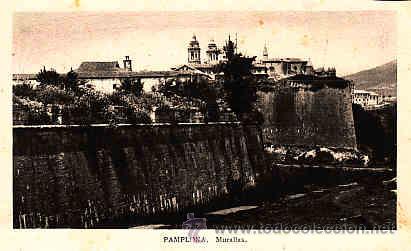 Postales: POSTAL DE PAMPLONA  MURALLAS - Foto 1