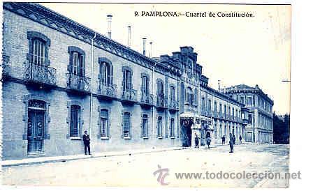 Postales: POSTAL DE PAMPLONA N&ordm; 9 CUARTEL DE LA CONSTITUCION - Foto 1