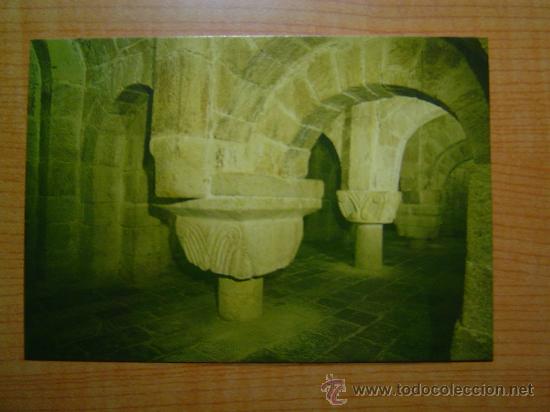 Postales: POSTAL MONASTERIO DE LEYRE (NAVARRA) CRIPTA SIGLO XI SIN CIRCULAR - Foto 1
