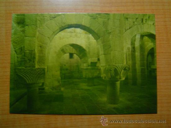 Postales: POSTAL MONASTERIO DE LEYRE (NAVARRA) CRIPTA SIGLO XI SIN CIRCULAR - Foto 1