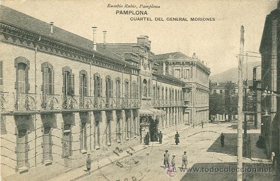 Postales: PAMPLONA. CUARTEL DEL GENERAL MORIONES. H. 1920. - Foto 1