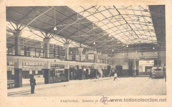 Postales: PAMPLONA.-ESTACI&Oacute;N DE AUTOBUSES - Foto 1