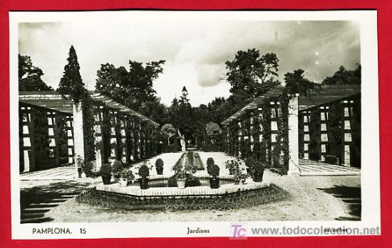 Postales: PAMPLONA, JARDINES,    P30189 - Foto 1