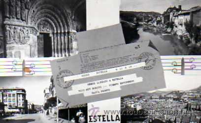 Postales: POSTAL ESTELLA VARIAS VISTAS - Foto 1