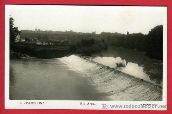 Postales: PAMPLONA, RIO ARGA,     P34279 - Foto 1