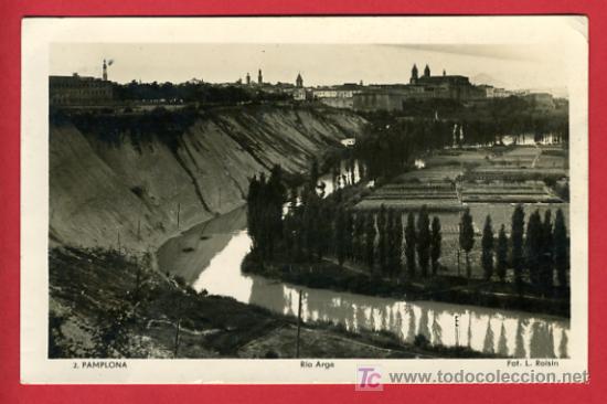 Postales: PAMPLONA, RIO ARGA,     P34298 - Foto 1