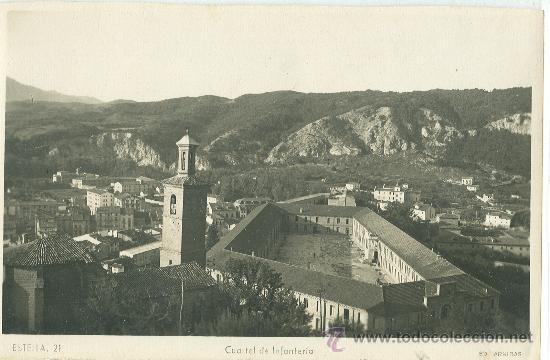 Postales: ESTELLA. CUARTEL DE INFANTERIA. HACIA 1950. - Foto 1