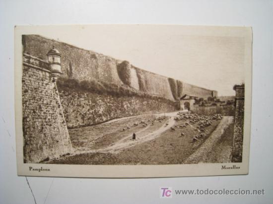 Postales: POSTAL PAMPLONA: MURALLAS (ARRIBAS) - Foto 1